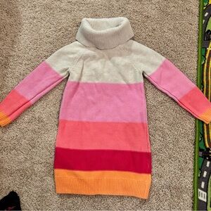 GAP Colorful Striped Turtleneck Sweater